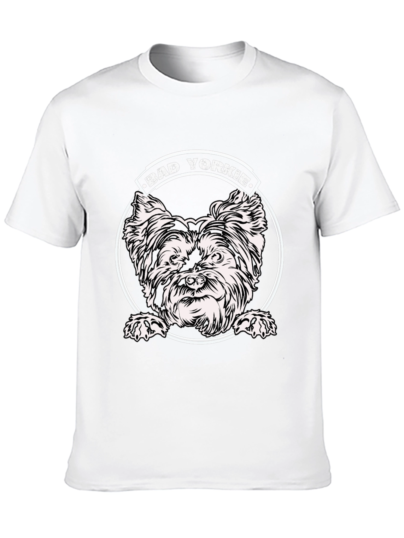 Bad Yorkie T-Shirt - Dog Lover Apparel