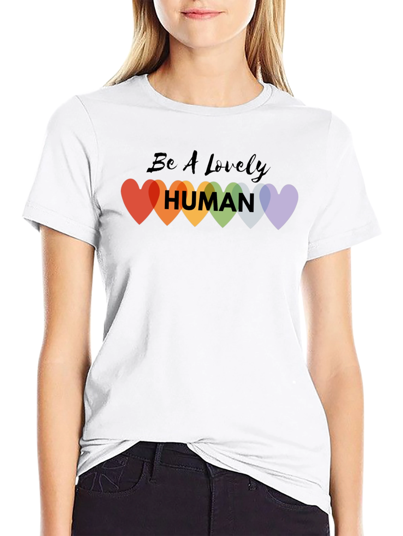 Be a Lovely Human Graphic Tee