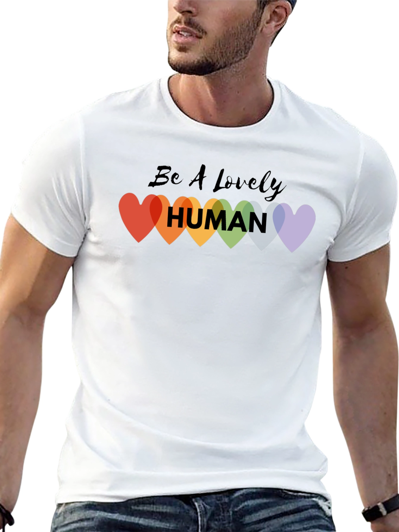 Be a Lovely Human Graphic Tee