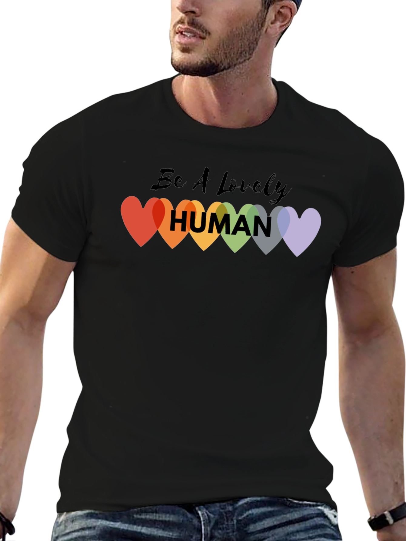Be a Lovely Human Graphic Tee