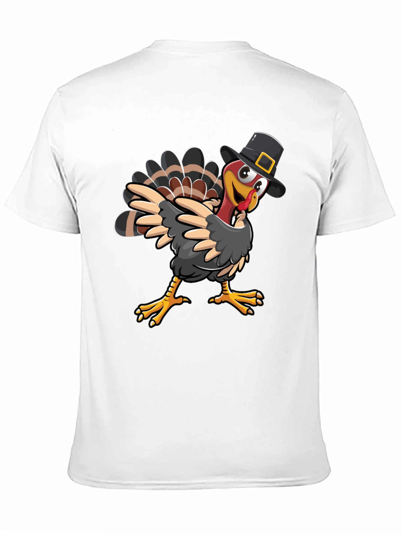 Thanksgiving Turkey Pilgrim Hat T-Shirt