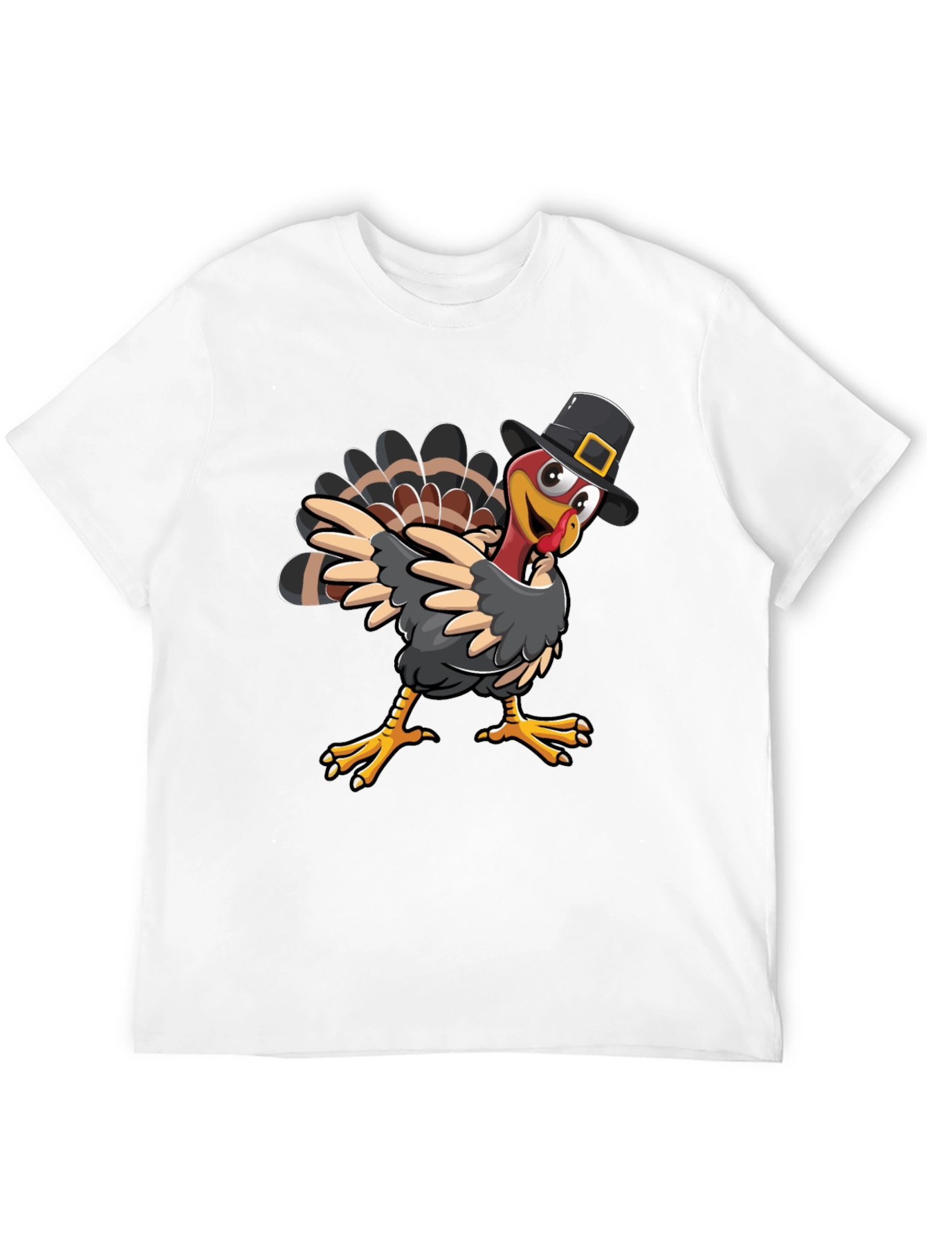 Thanksgiving Turkey Pilgrim Hat T-Shirt