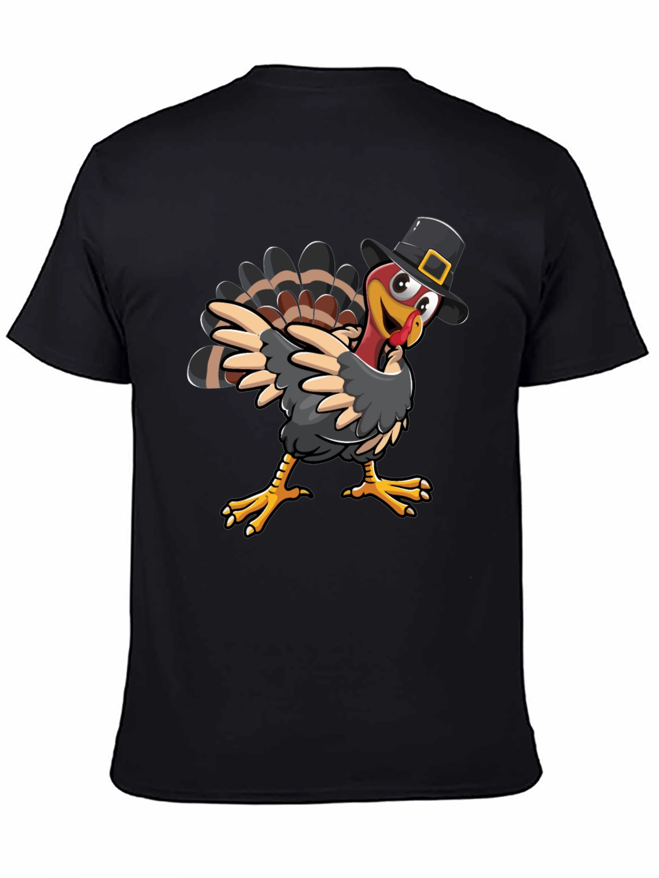 Thanksgiving Turkey Pilgrim Hat T-Shirt