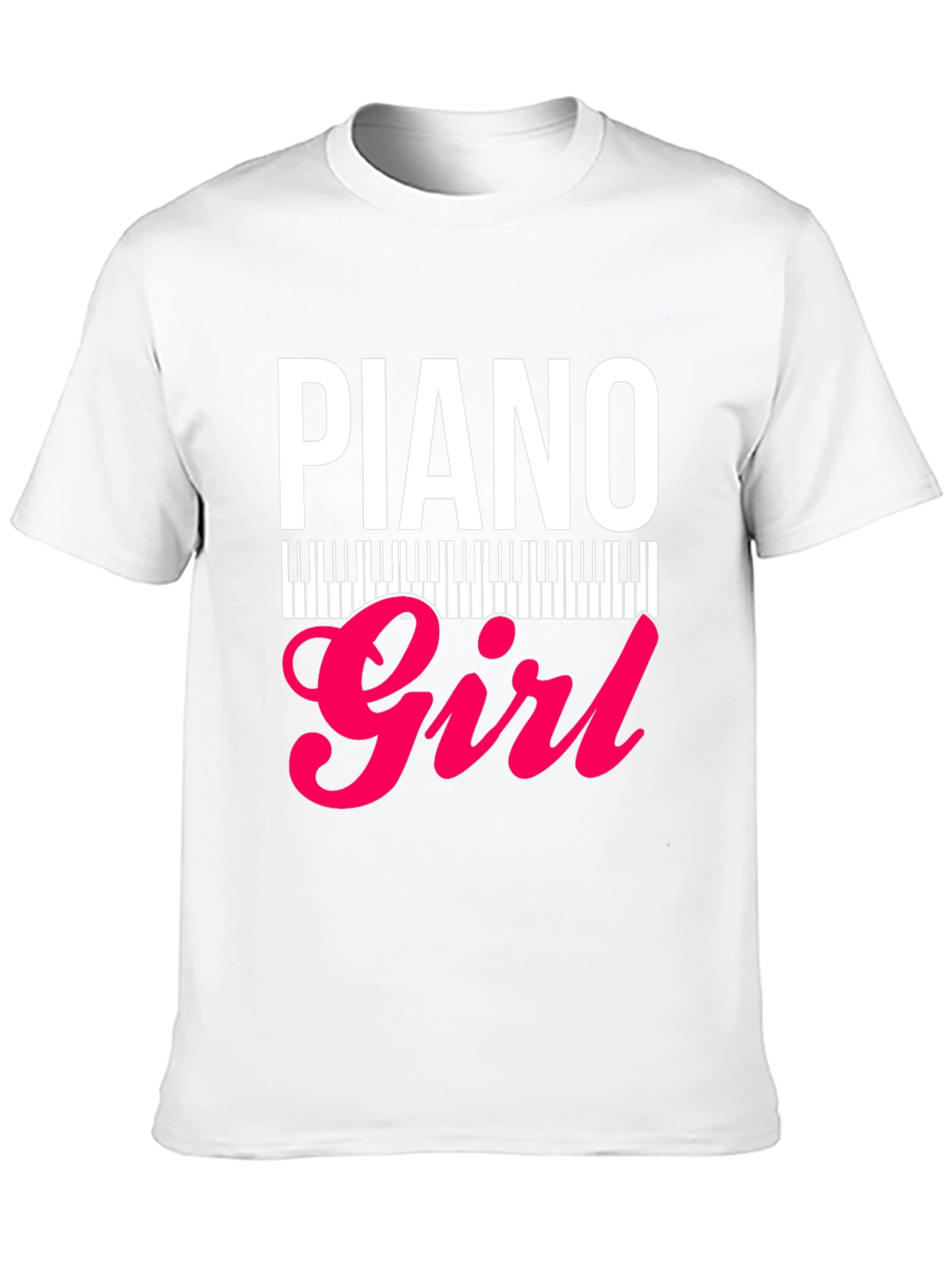 Piano Girl Graphic Tee - Musicians Style