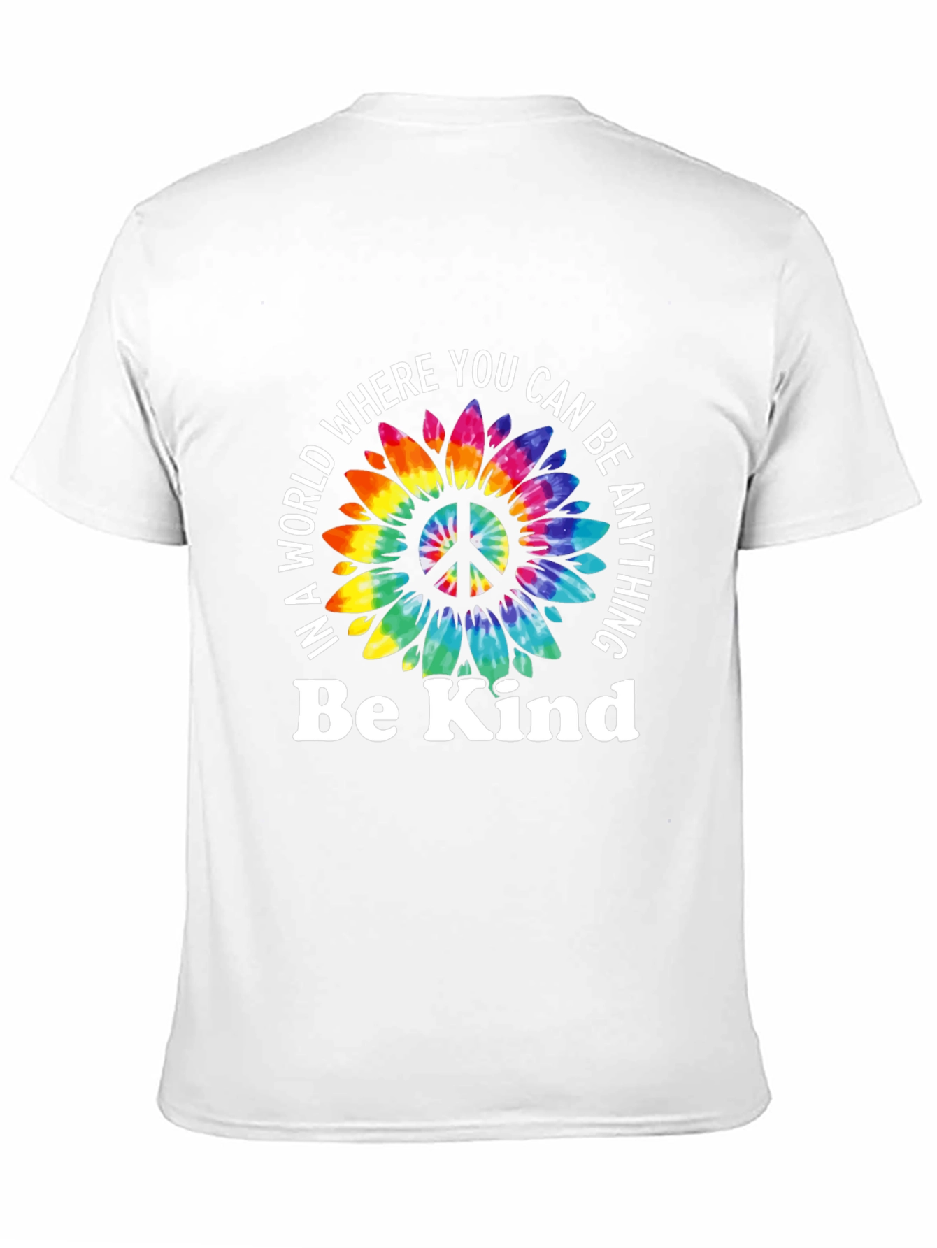 Be Kind Sunflower Peace Sign T-Shirt