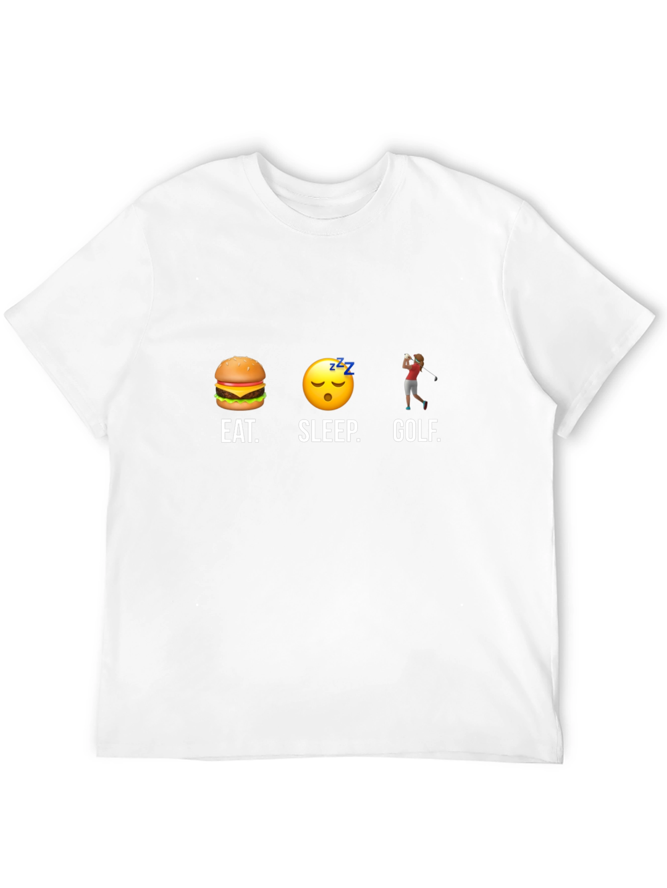 Eat Sleep Golf T-Shirt Funny Golfing Tee