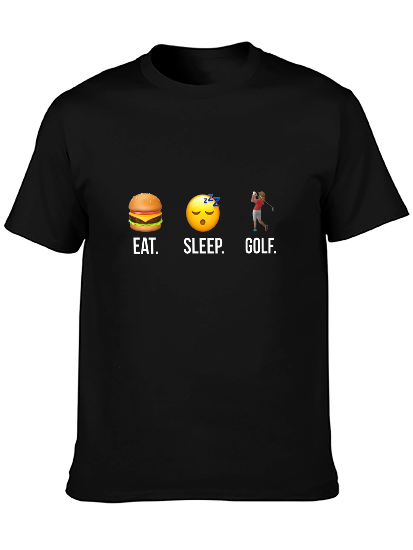 Eat Sleep Golf T-Shirt Funny Golfing Tee