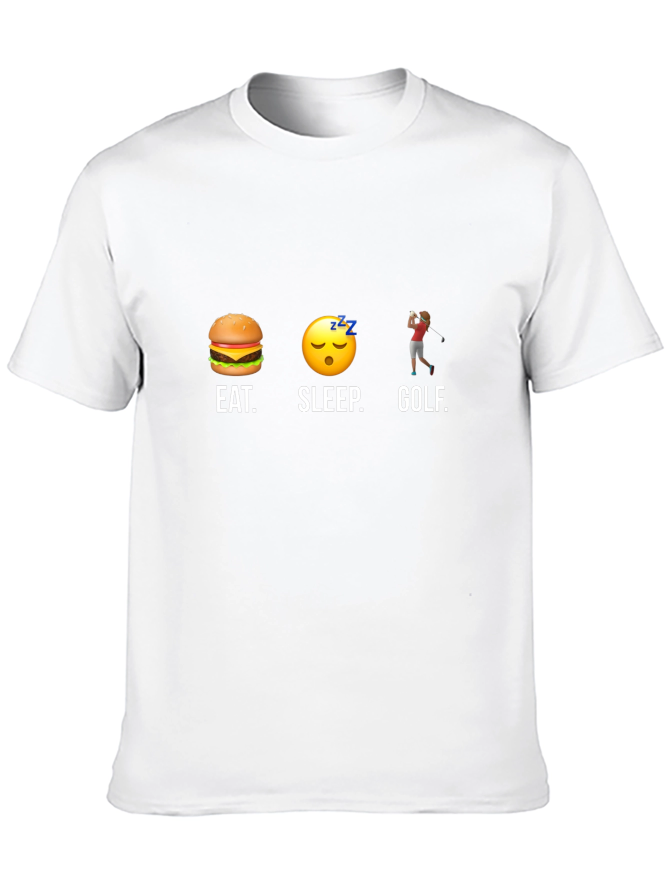 Eat Sleep Golf T-Shirt Funny Golfing Tee
