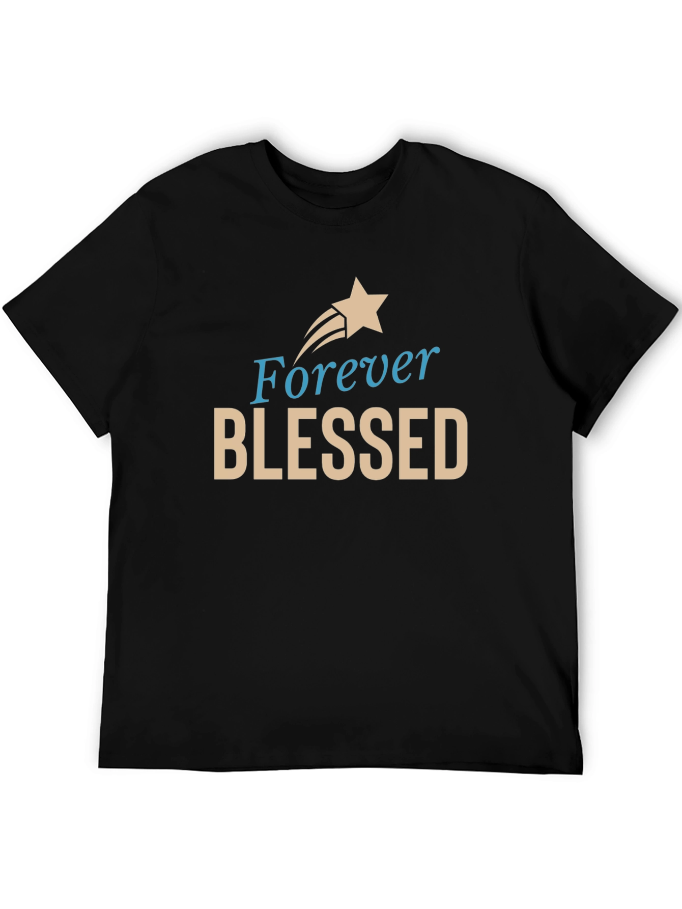 Forever Blessed Graphic Tee - Black