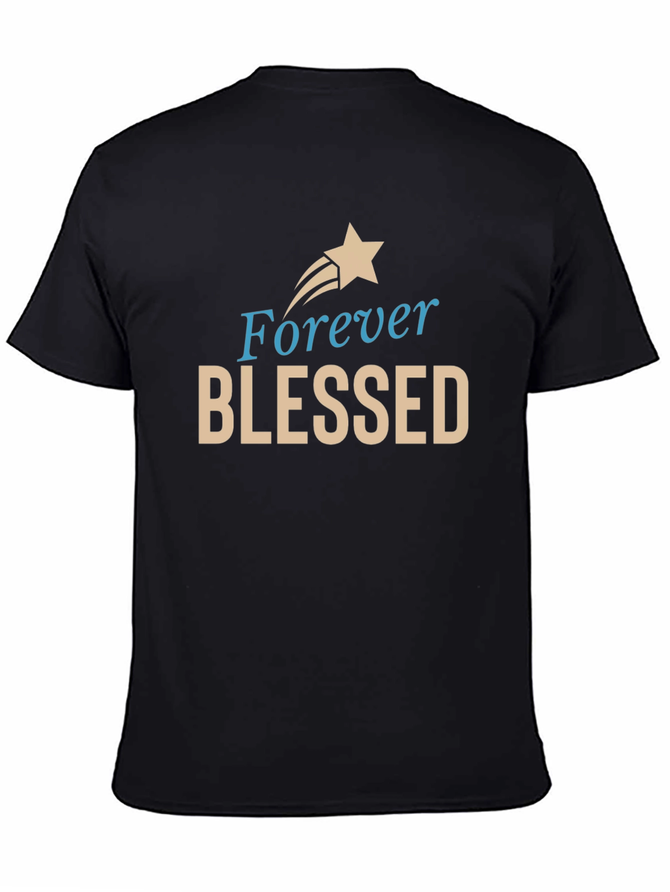 Forever Blessed Graphic Tee - Black