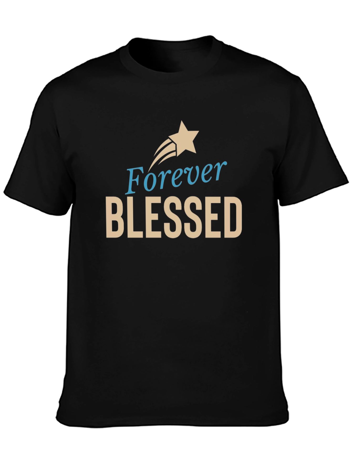 Forever Blessed Graphic Tee - Black