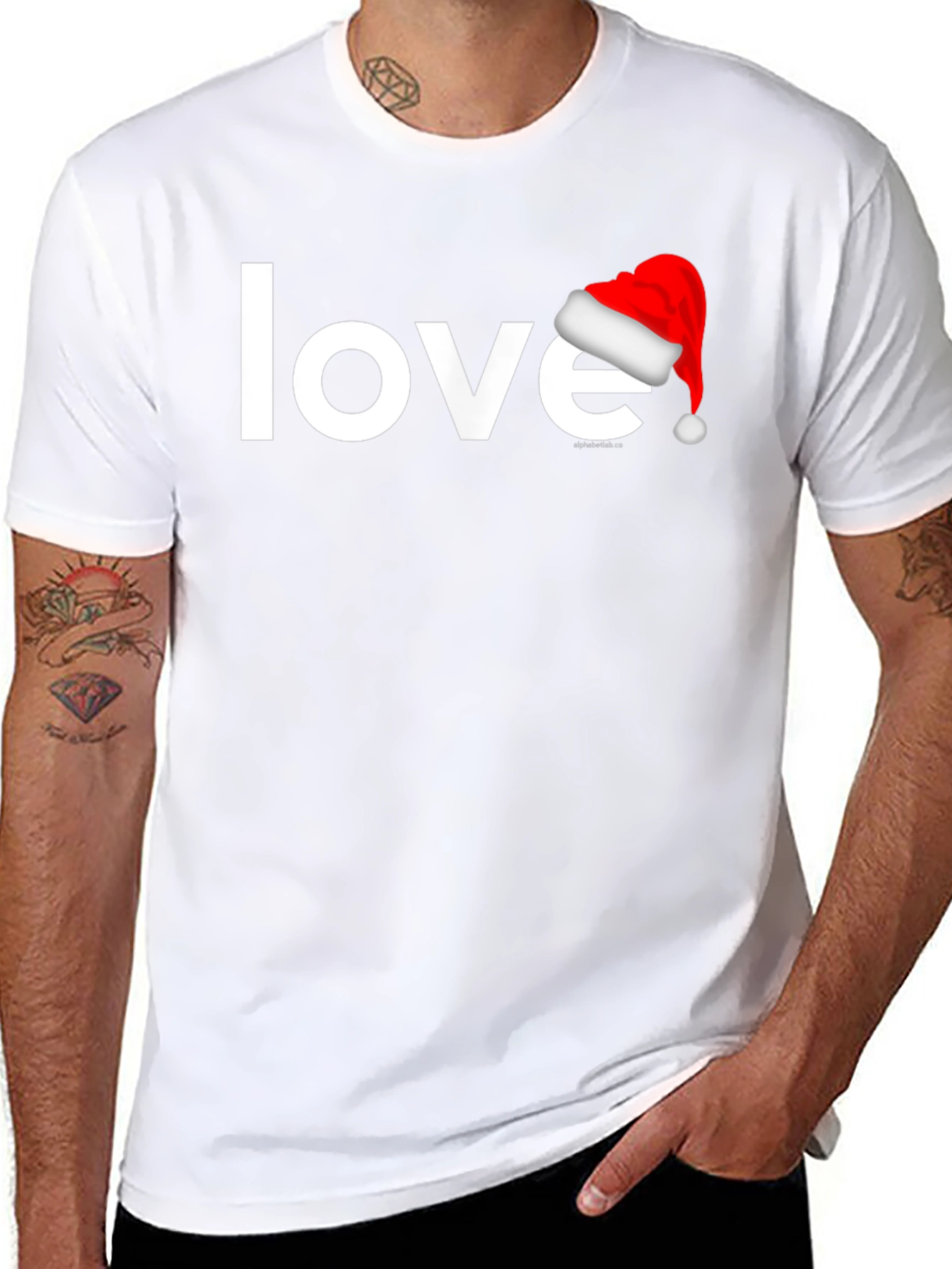 Festive Love Graphic Tee - Holiday Edition