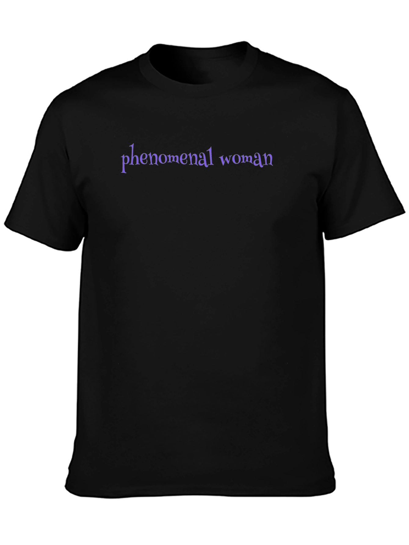 Phenomenal Woman Black T-Shirt