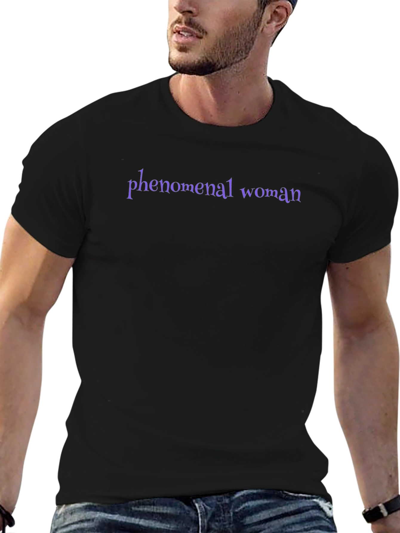 Phenomenal Woman Black T-Shirt
