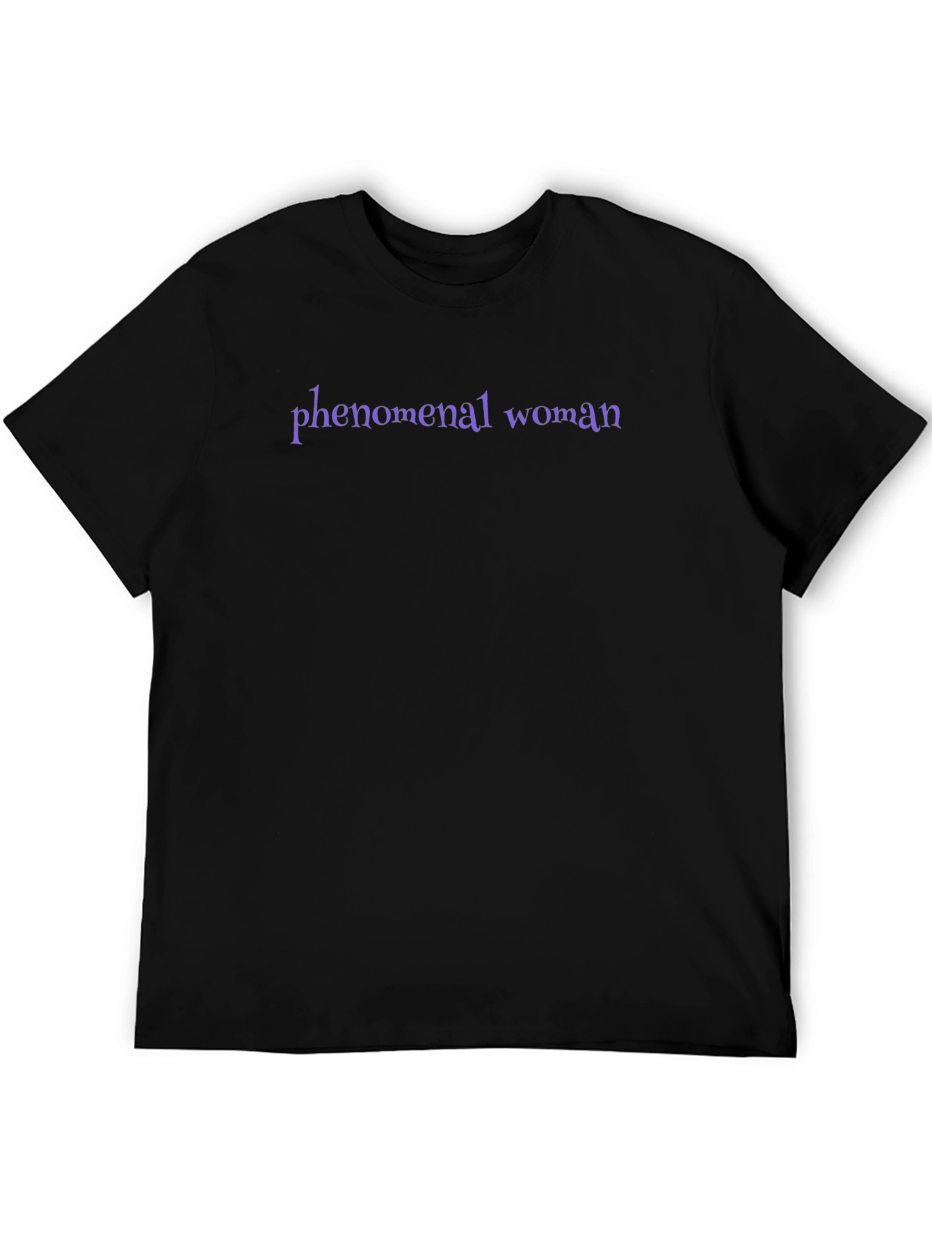 Phenomenal Woman Black T-Shirt