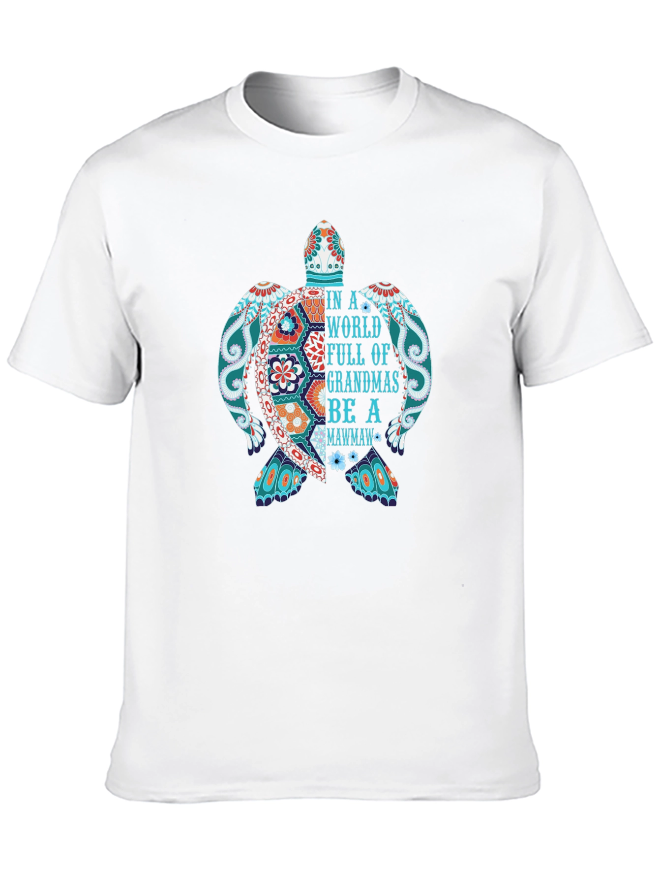 Grandma Turtle T-Shirt - Be a Mawmaw