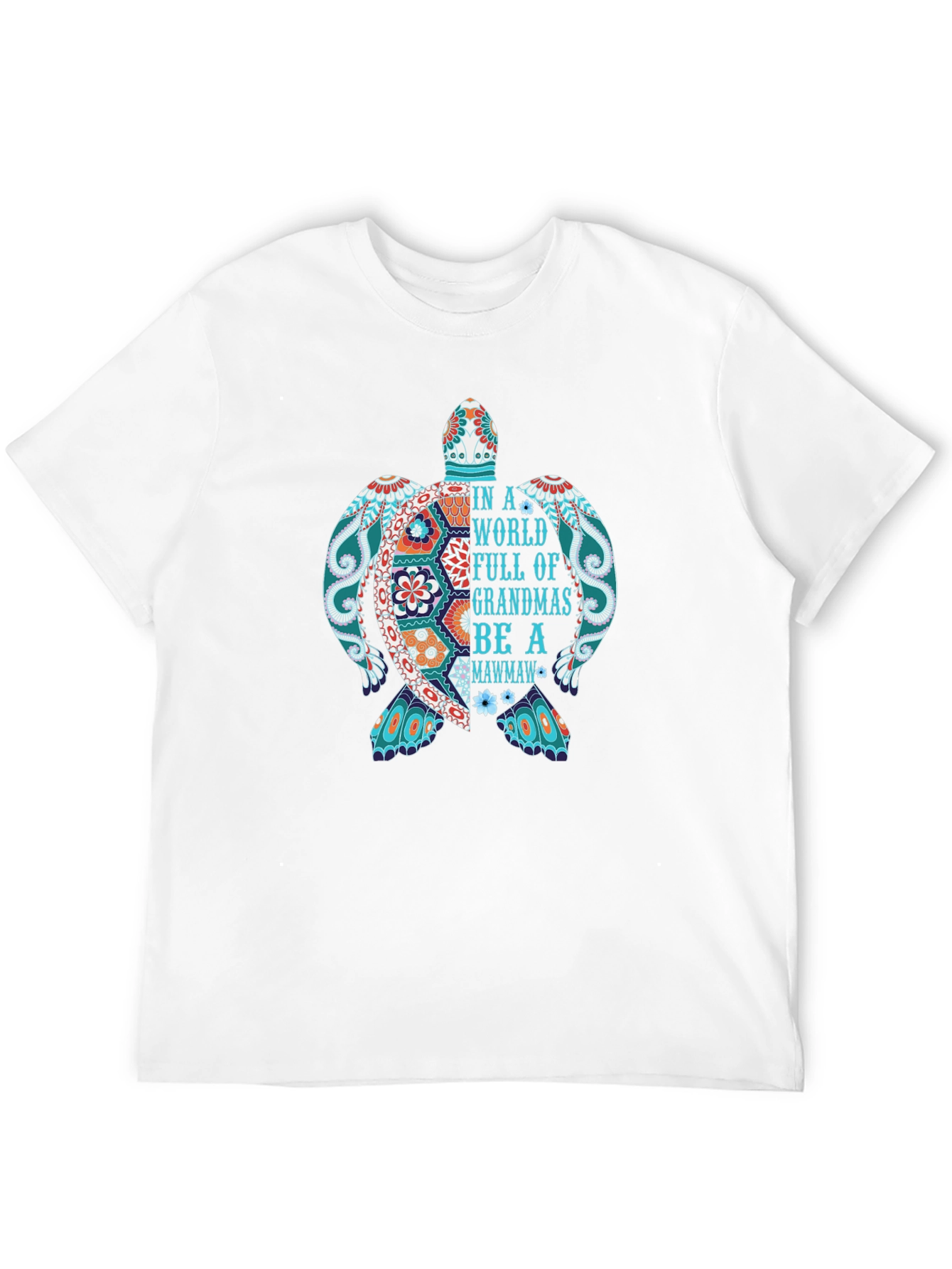 Grandma Turtle T-Shirt - Be a Mawmaw