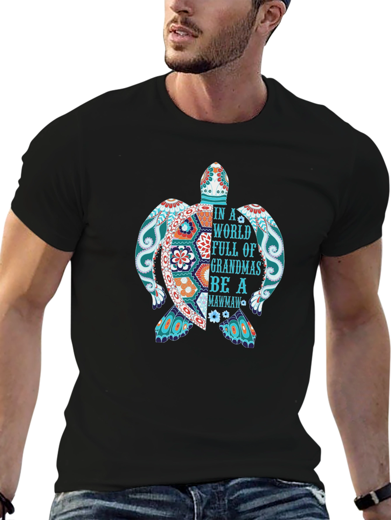 Grandma Turtle T-Shirt - Be a Mawmaw