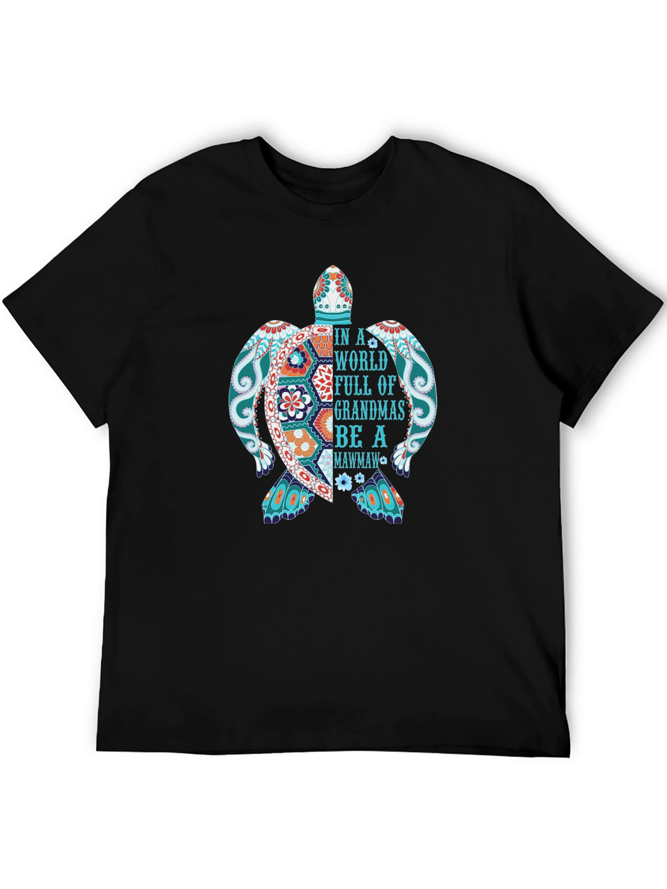 Grandma Turtle T-Shirt - Be a Mawmaw