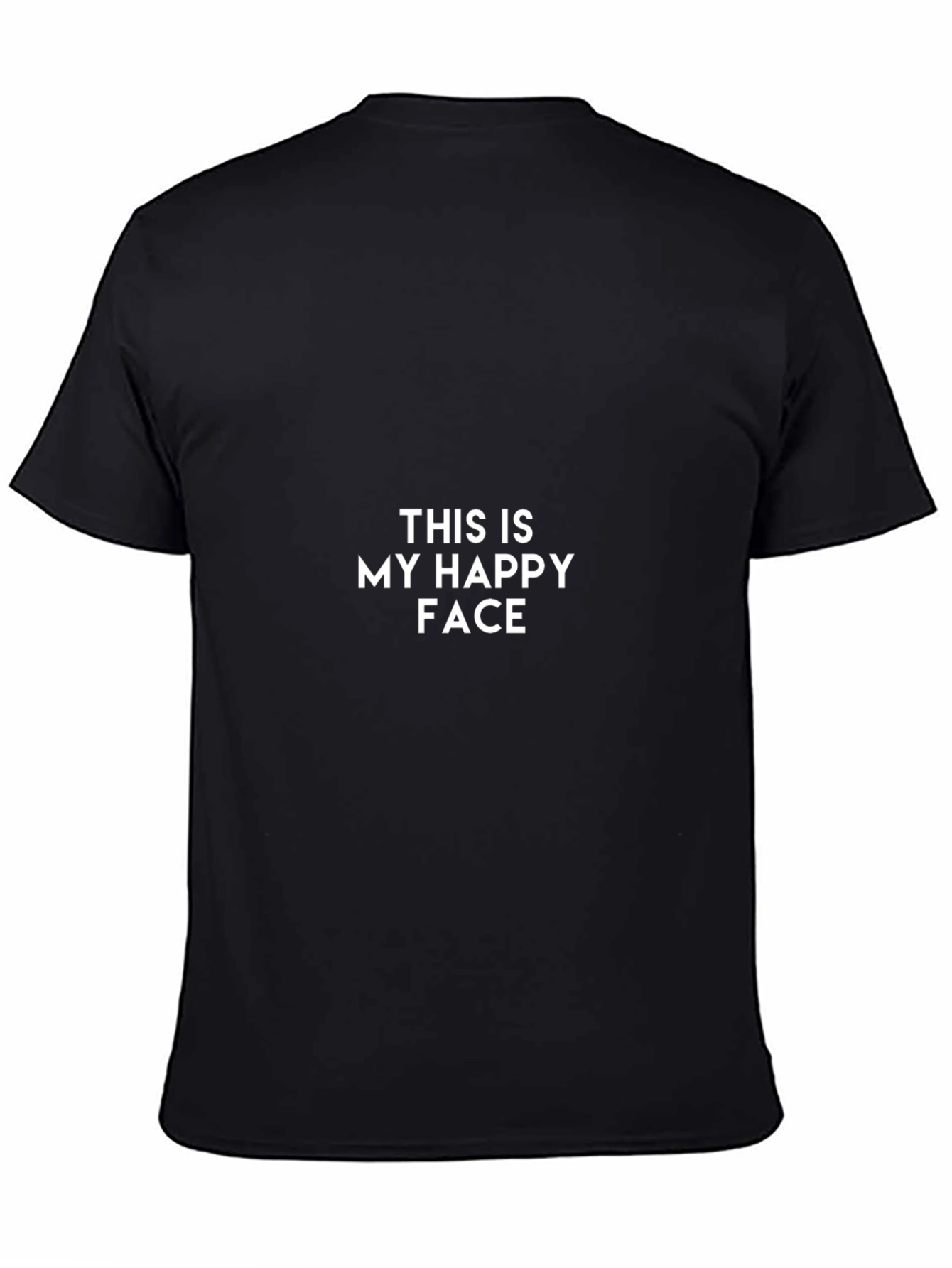 My Happy Face Black Graphic Tee