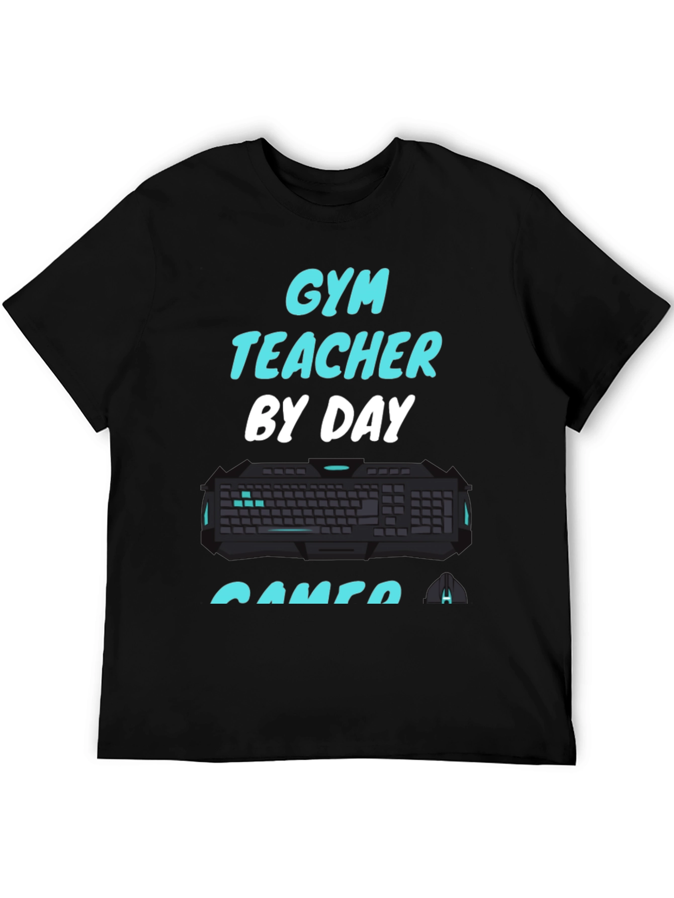 Gym Teacher by Day Gamer by Night Graphic T-Shirt