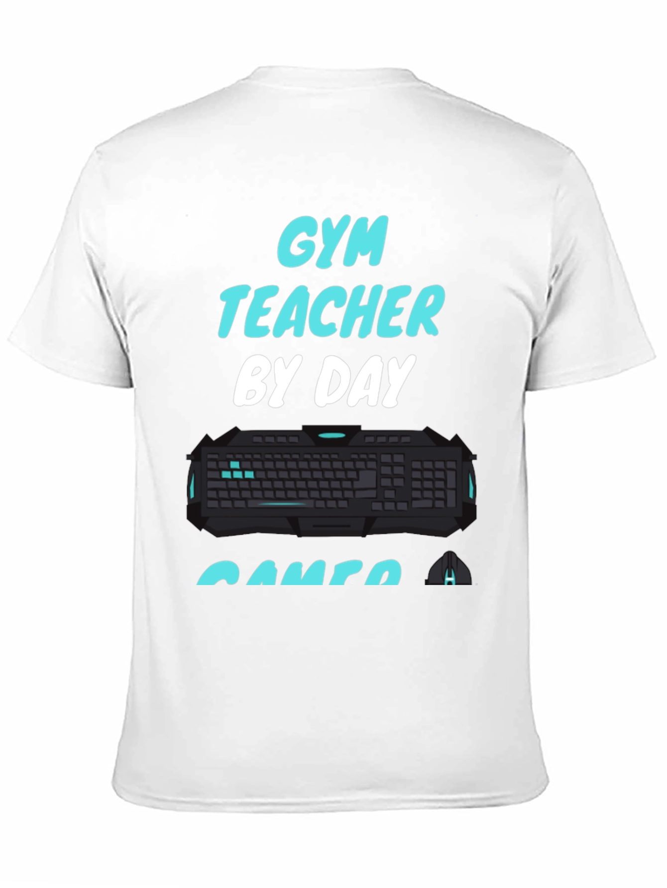 Gym Teacher by Day Gamer by Night Graphic T-Shirt