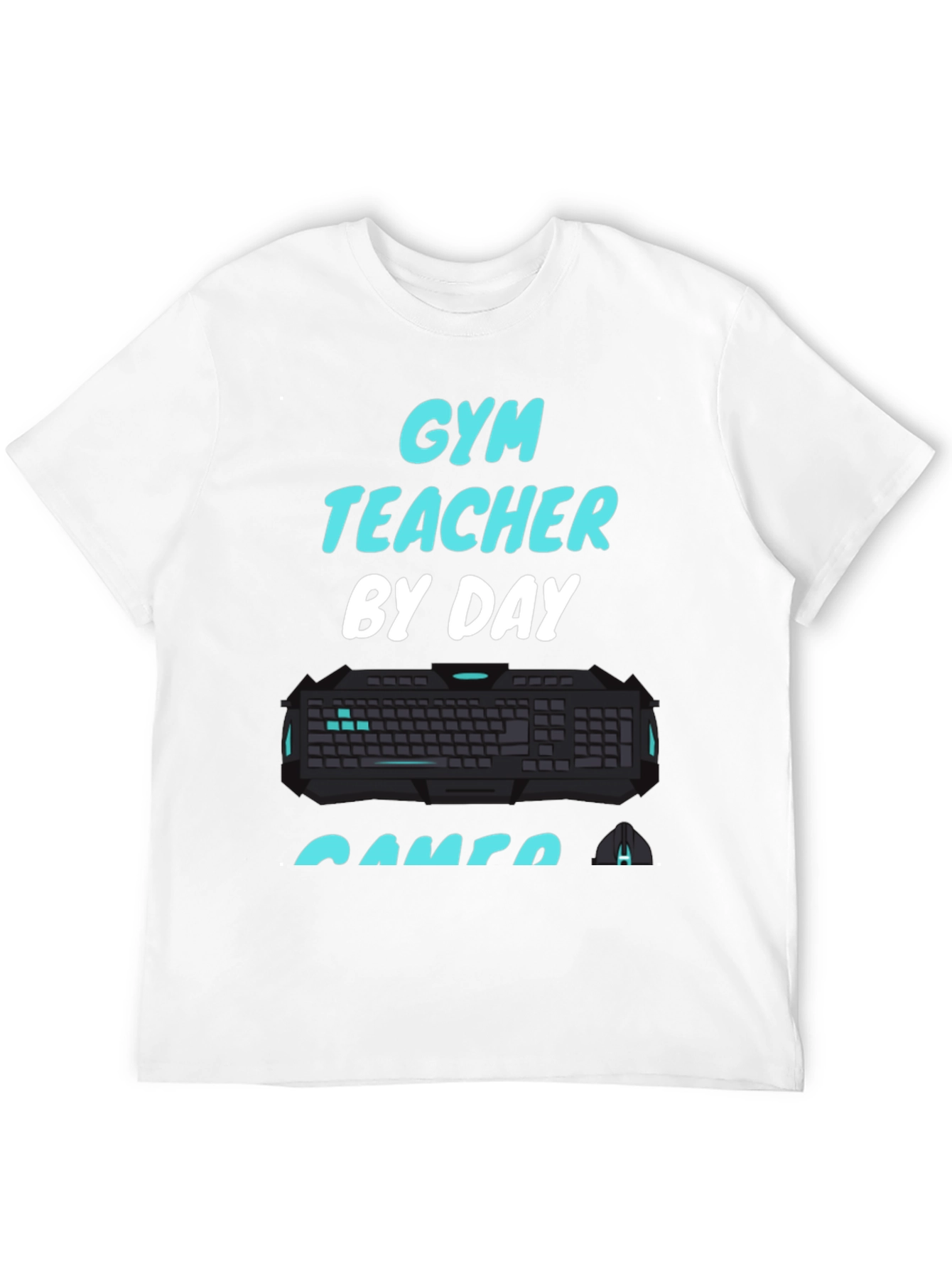 Gym Teacher by Day Gamer by Night Graphic T-Shirt