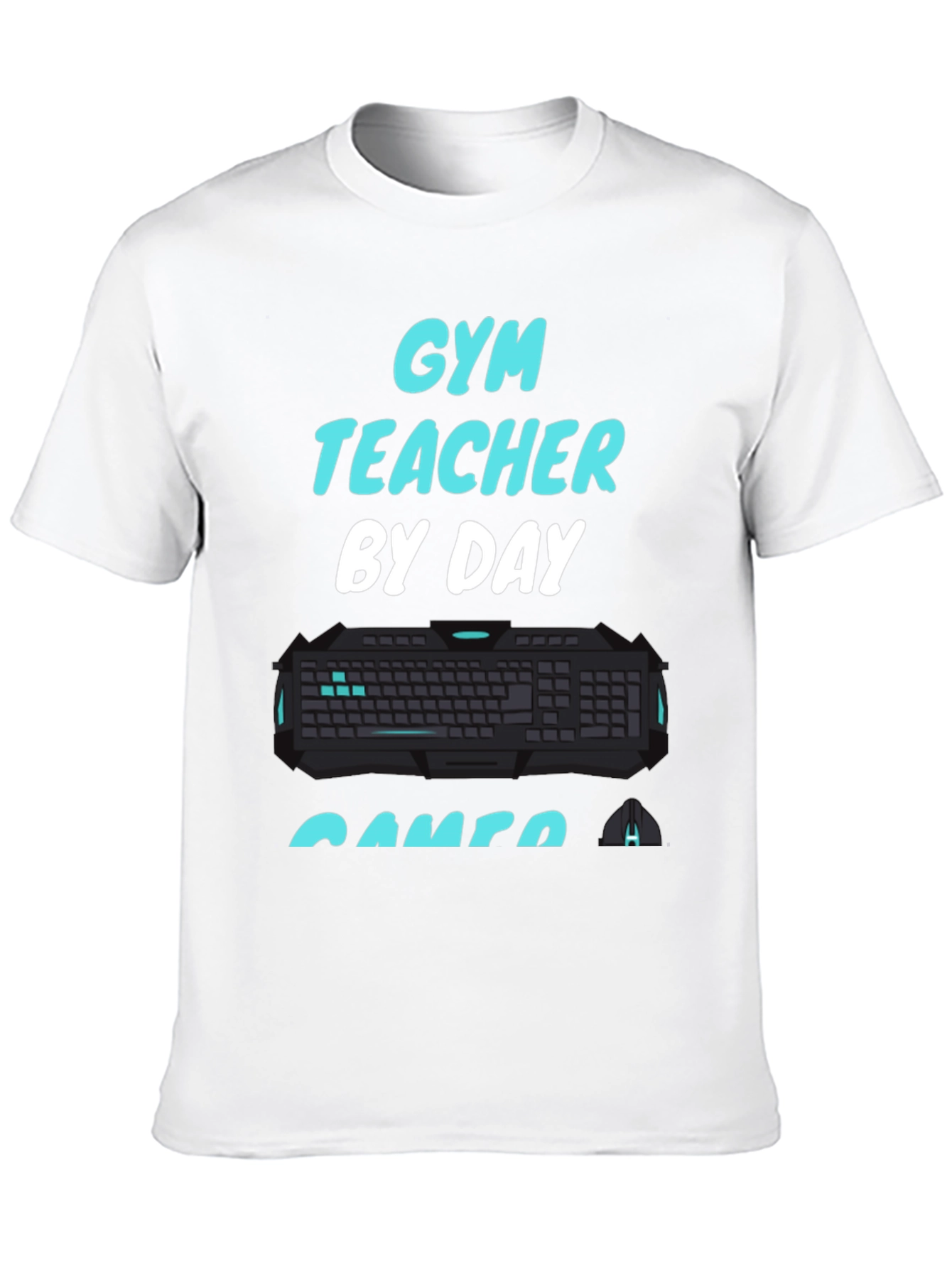 Gym Teacher by Day Gamer by Night Graphic T-Shirt