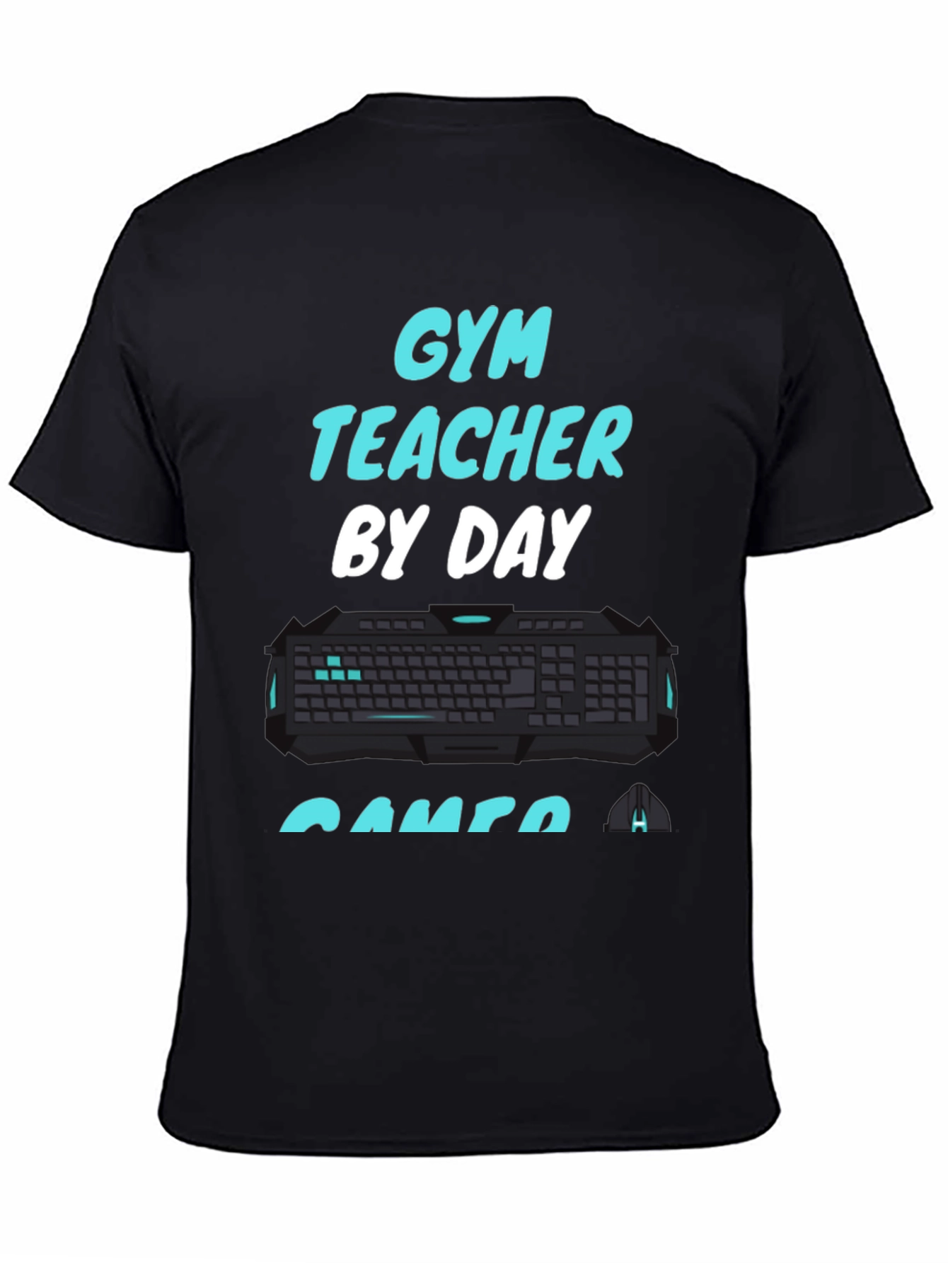 Gym Teacher by Day Gamer by Night Graphic T-Shirt