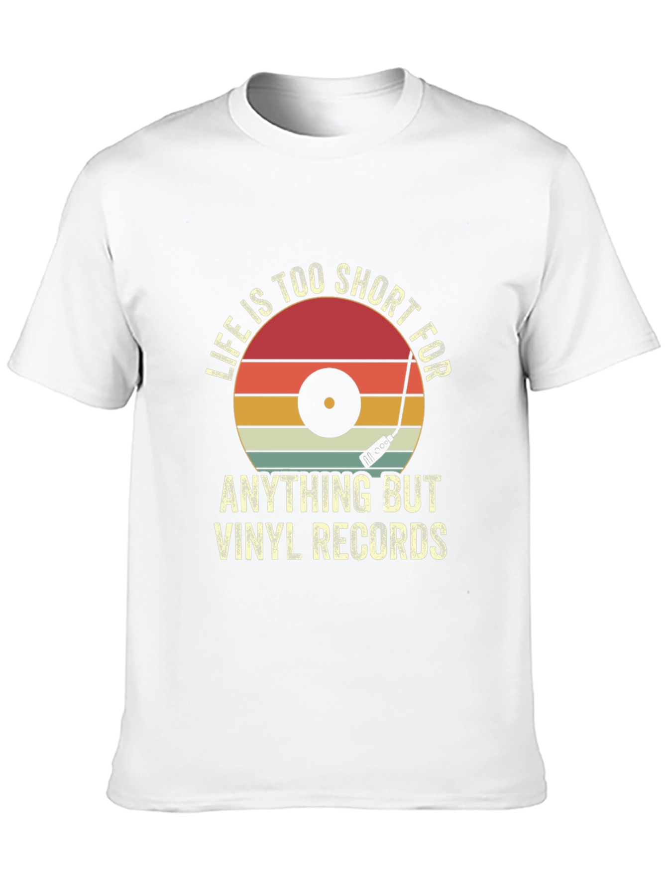 Vinyl Records Graphic T-Shirt