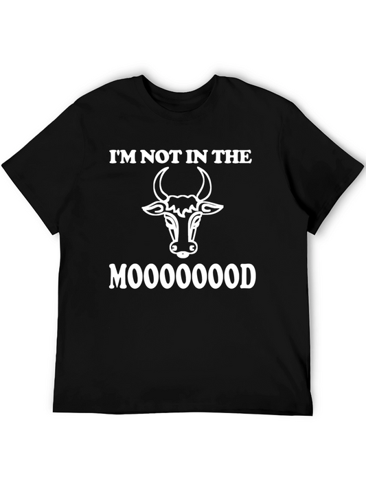 Moooood Tee: Im Not In The Mood Cow T-Shirt
