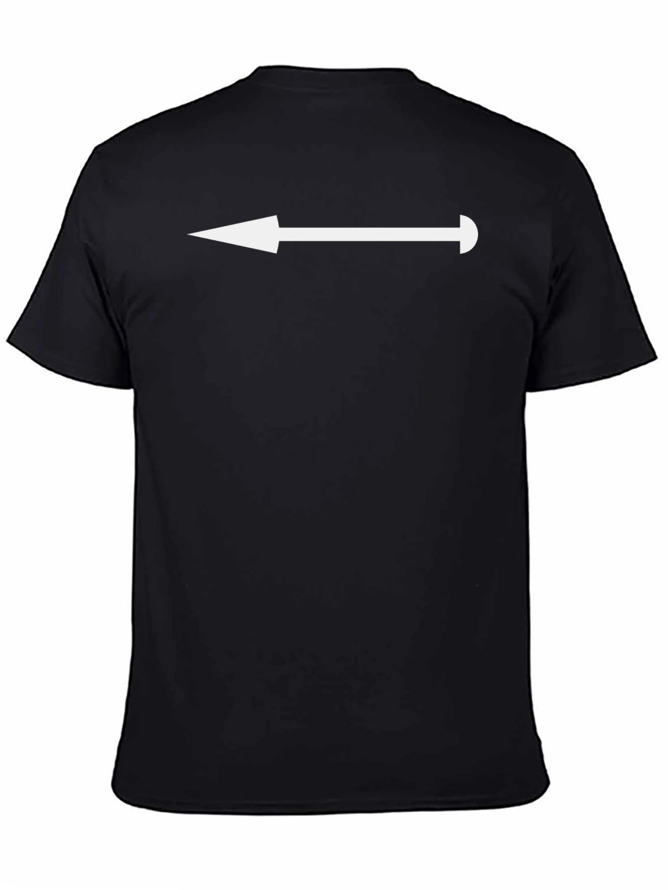 Arrow Graphic Black T-Shirt - Point the Way!