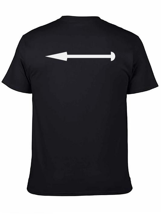 Arrow Graphic Black T-Shirt - Point the Way!