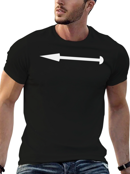 Arrow Graphic Black T-Shirt - Point the Way!