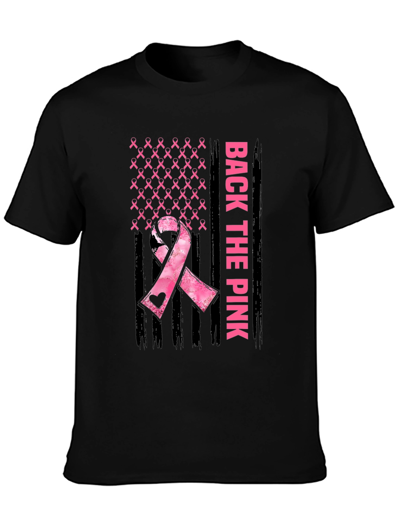 Back The Pink Breast Cancer Awareness T-Shirt