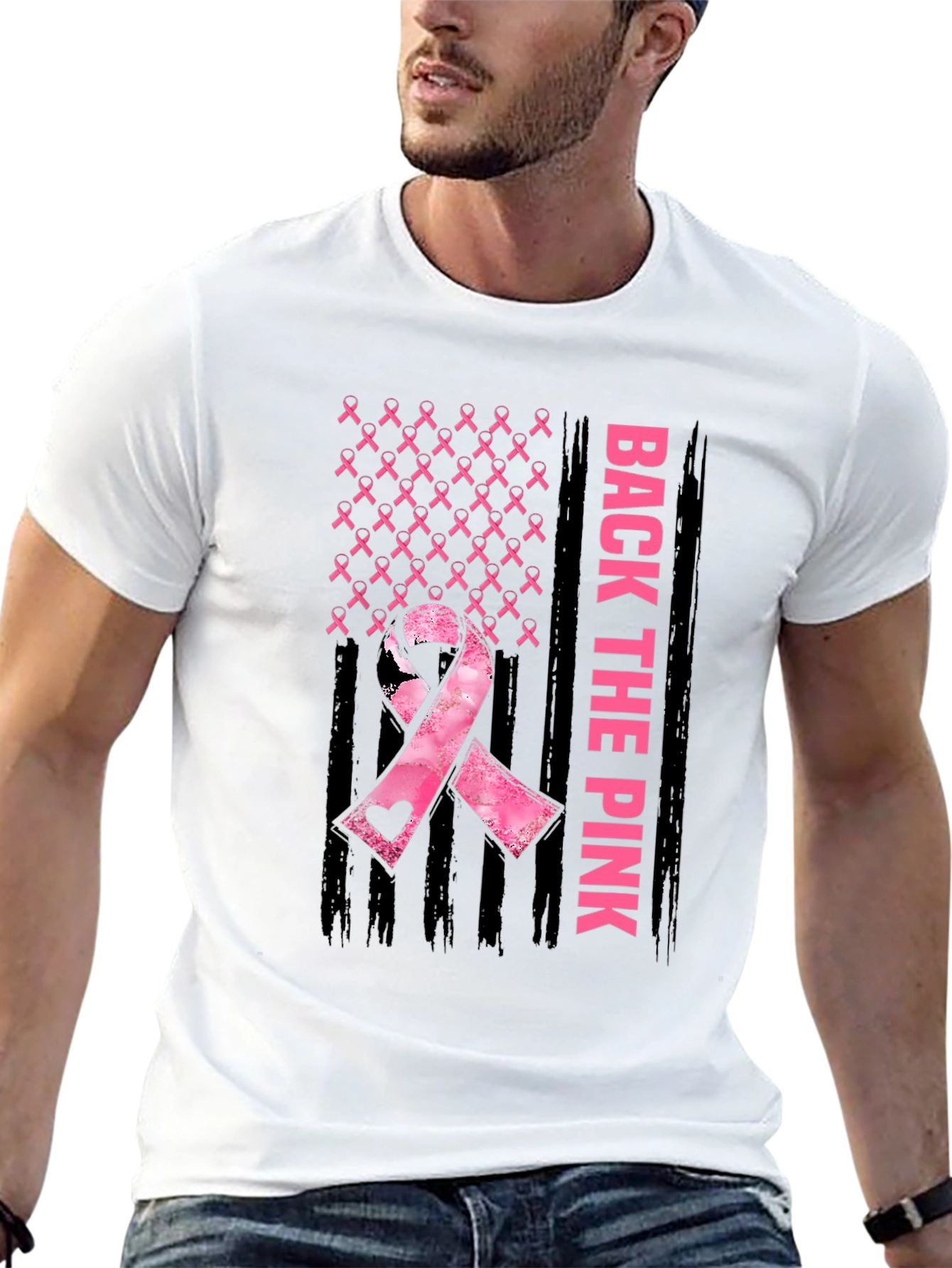 Back The Pink Breast Cancer Awareness T-Shirt