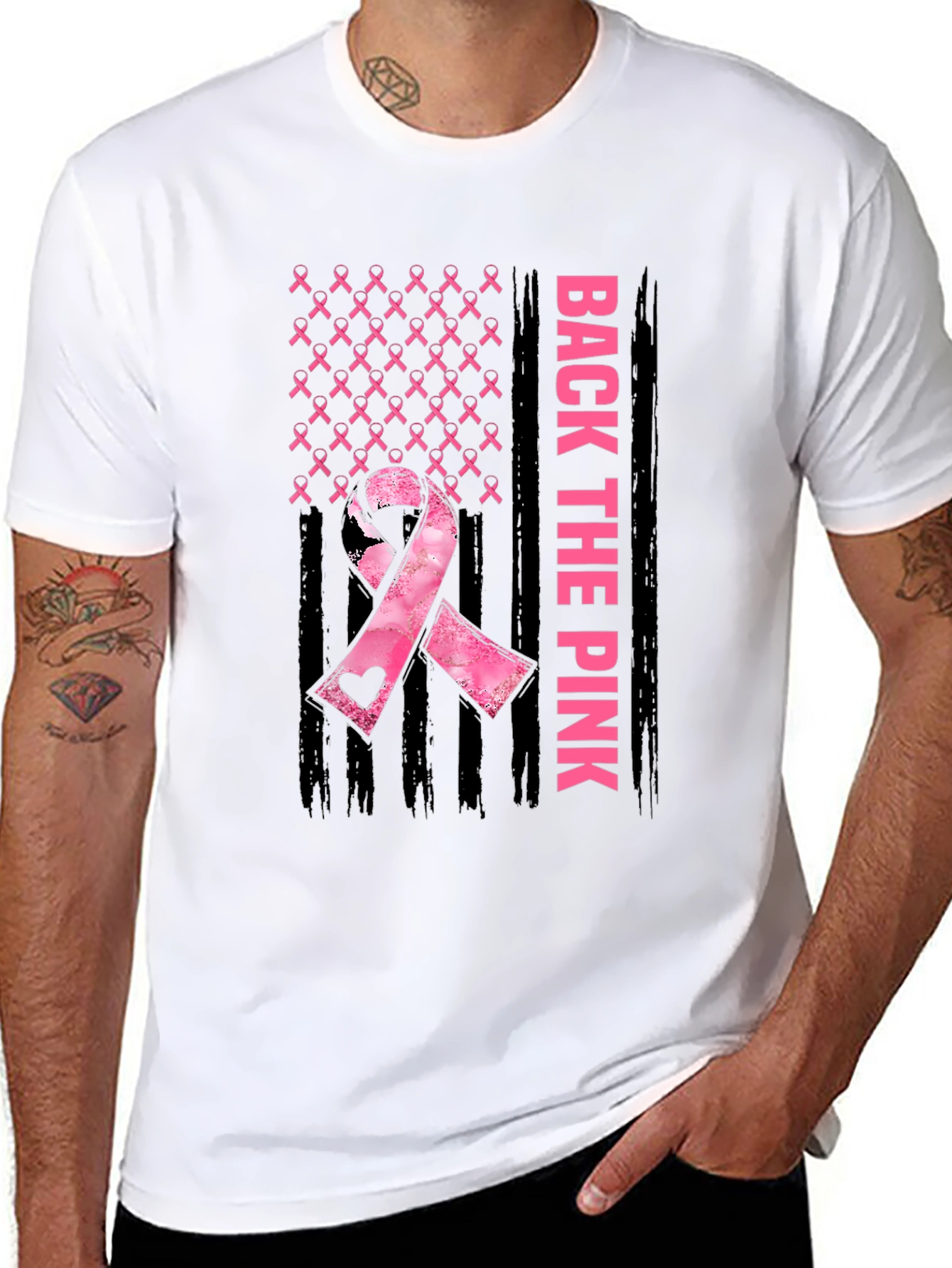 Back The Pink Breast Cancer Awareness T-Shirt