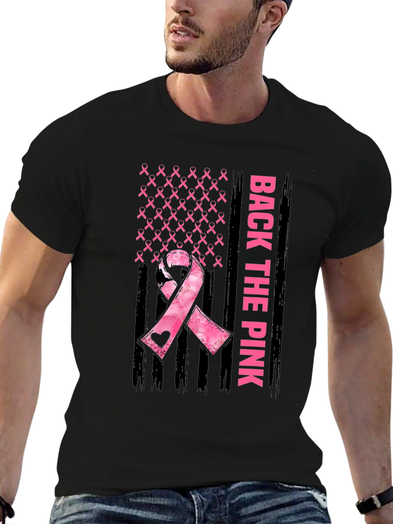 Back The Pink Breast Cancer Awareness T-Shirt