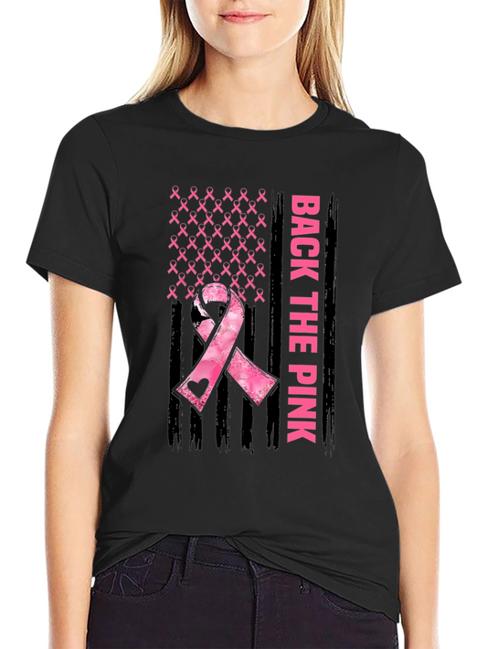 Back The Pink Breast Cancer Awareness T-Shirt