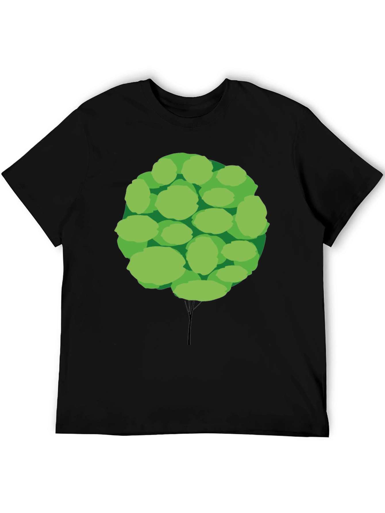Funky Tree Graphic Tee - Unisex Black T-Shirt