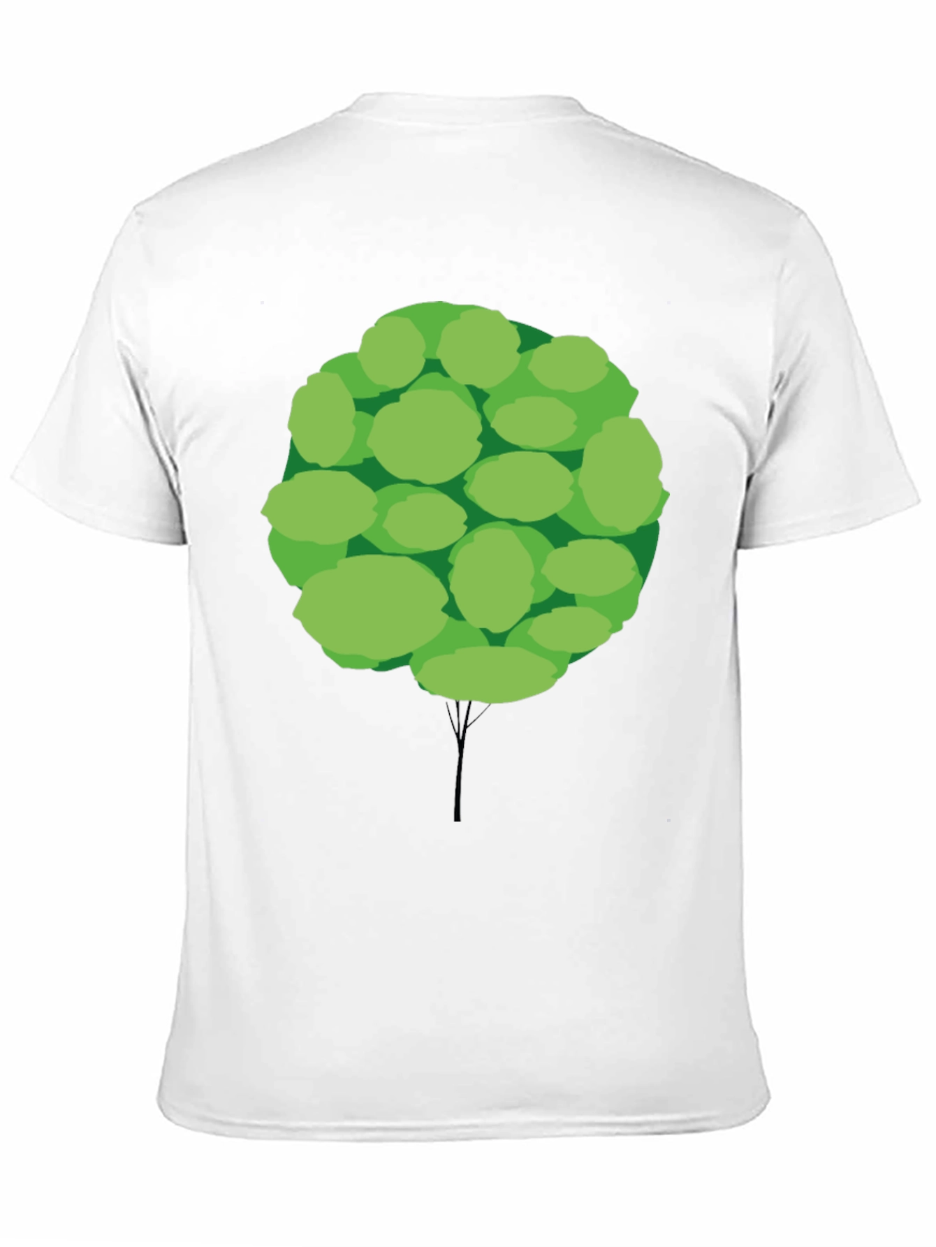 Funky Tree Graphic Tee - Unisex Black T-Shirt