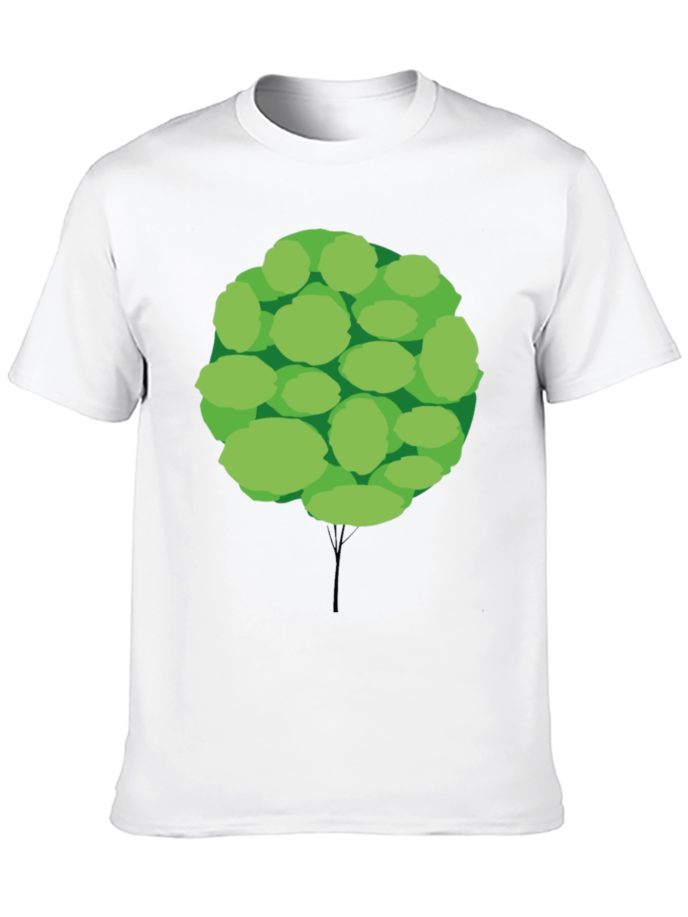 Funky Tree Graphic Tee - Unisex Black T-Shirt