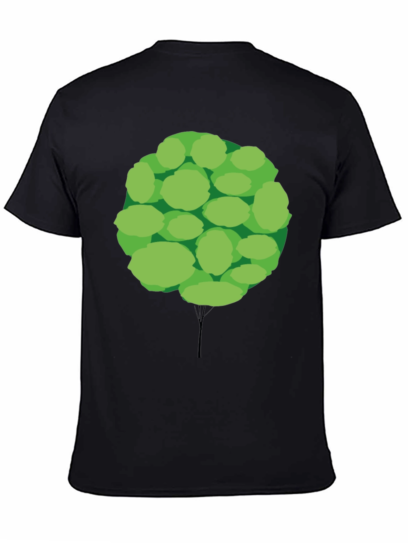Funky Tree Graphic Tee - Unisex Black T-Shirt