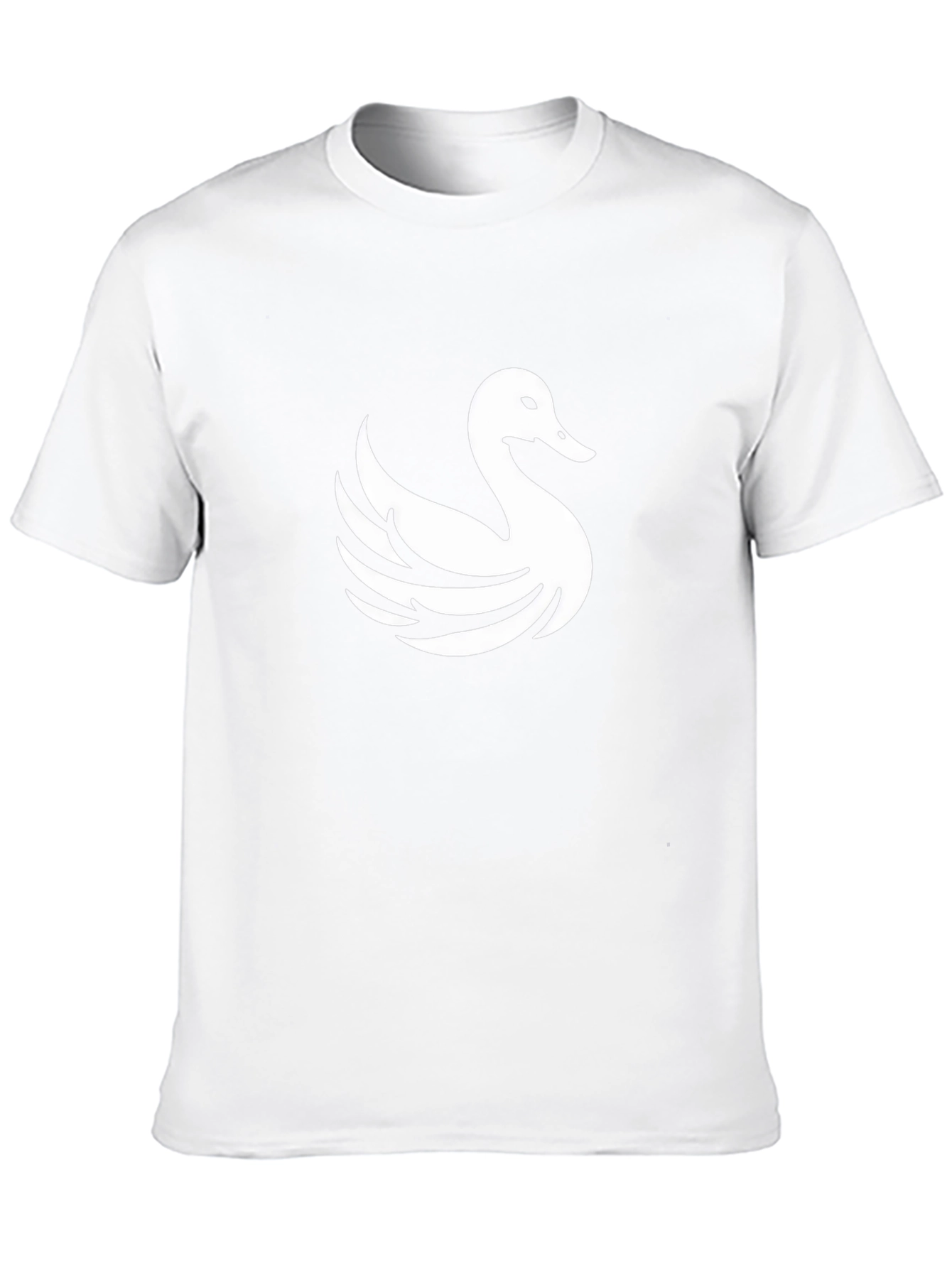Swan Graphic Black T-Shirt