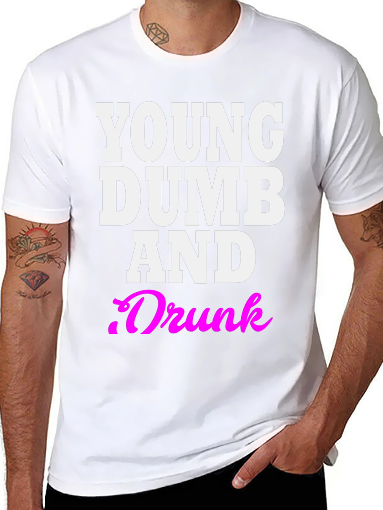 Young Dumb And Drunk Graphic Tee