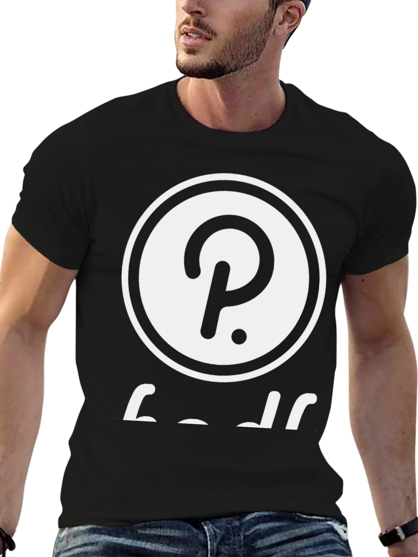 Polkadot Crypto Black T-Shirt - Stylish DOT Design
