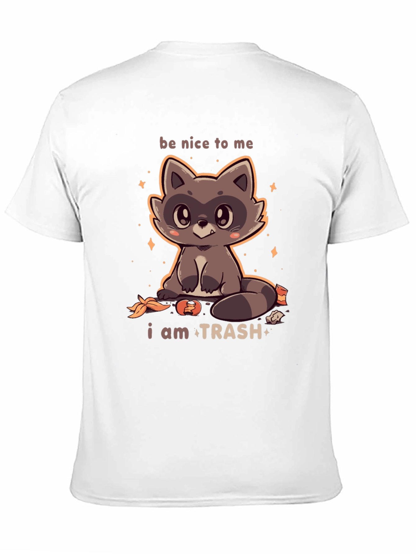 Cute Raccoon I Am Trash Graphic T-Shirt