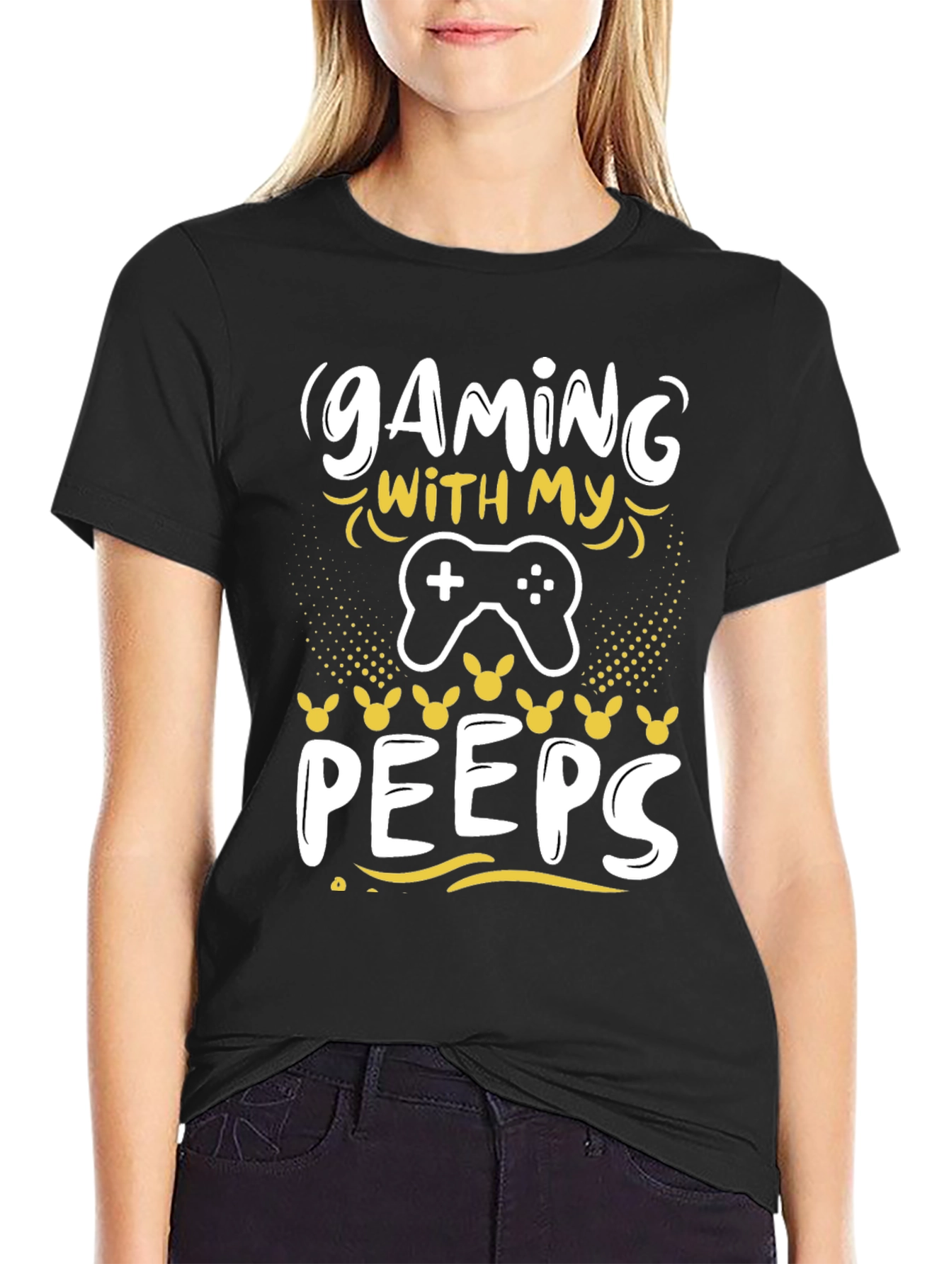 Gaming With My Peeps Graphic Tee