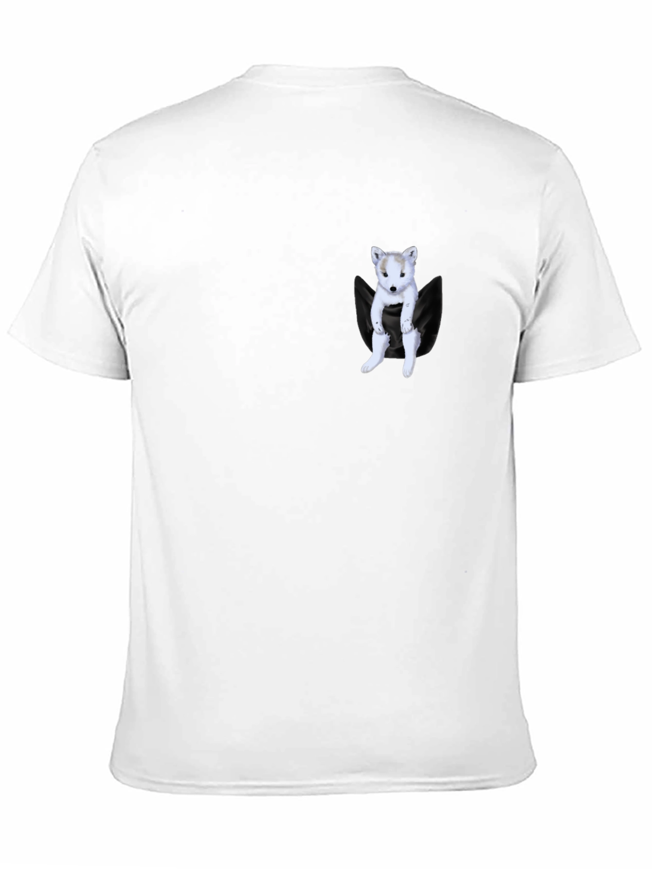 Pocket Puppy Black T-Shirt