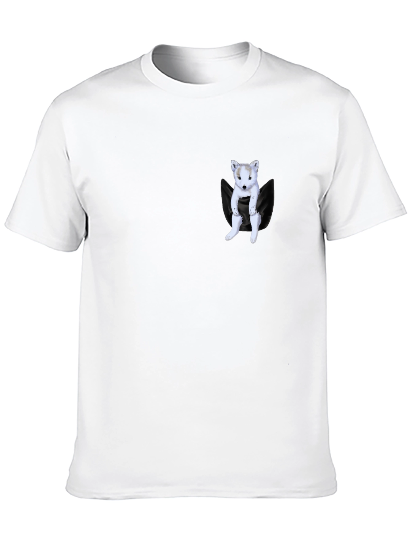 Pocket Puppy Black T-Shirt